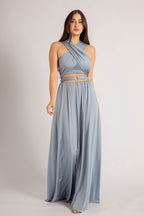 Classic Multiway Infinity Dress in Dusty Blue