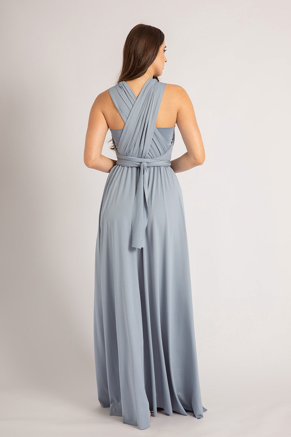 Classic Multiway Infinity Dress in Dusty Blue