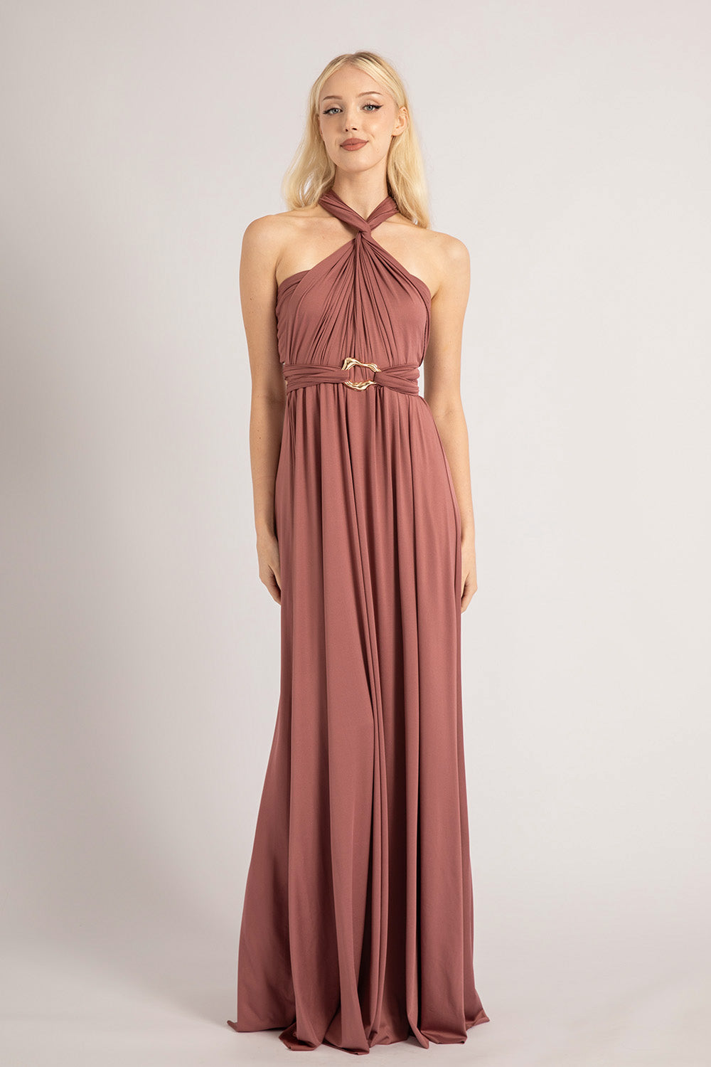 Classic Multiway Infinity Dress in Dusty Mauve