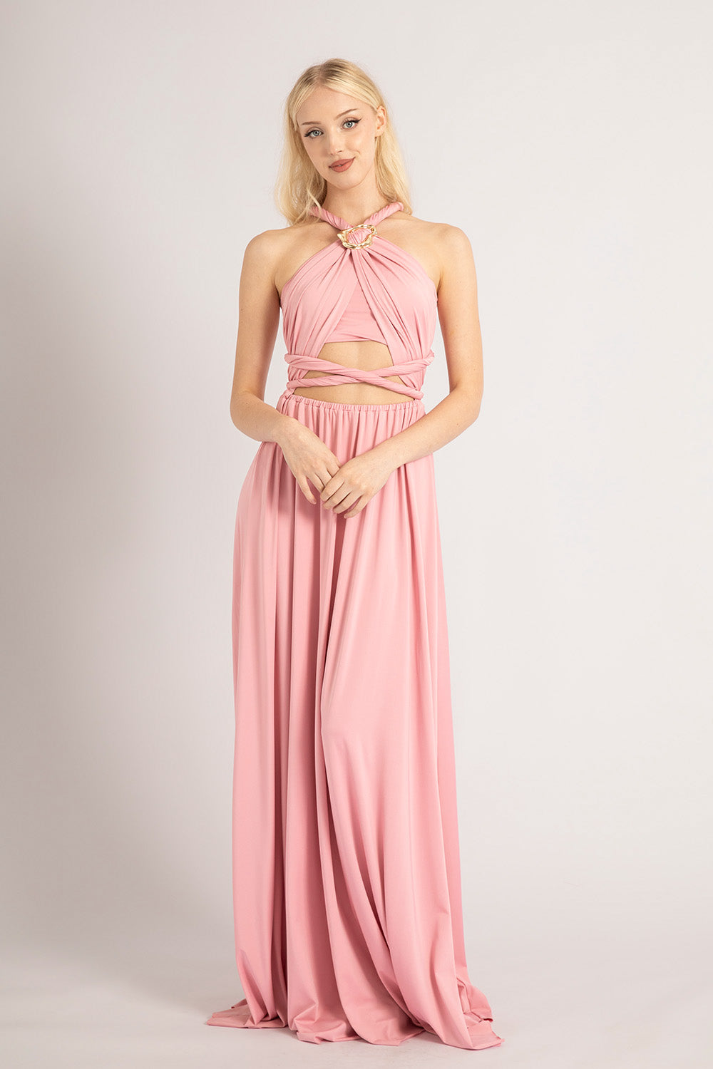 Classic Multiway Infinity Dress in Dusty Rose