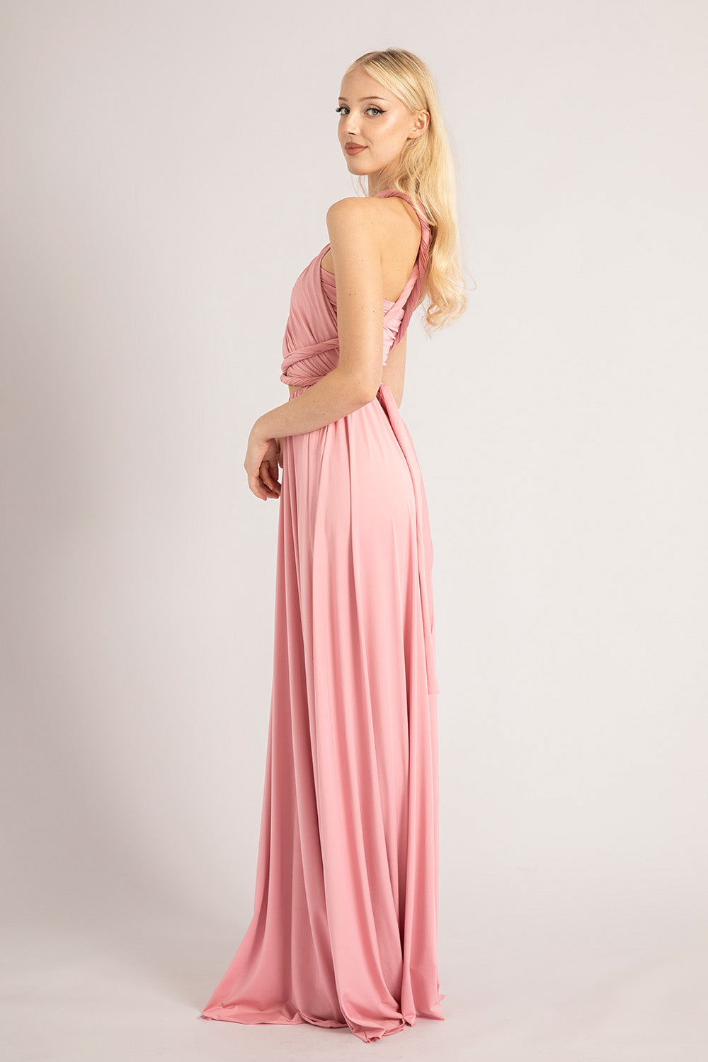 Classic Multiway Infinity Dress in Dusty Rose