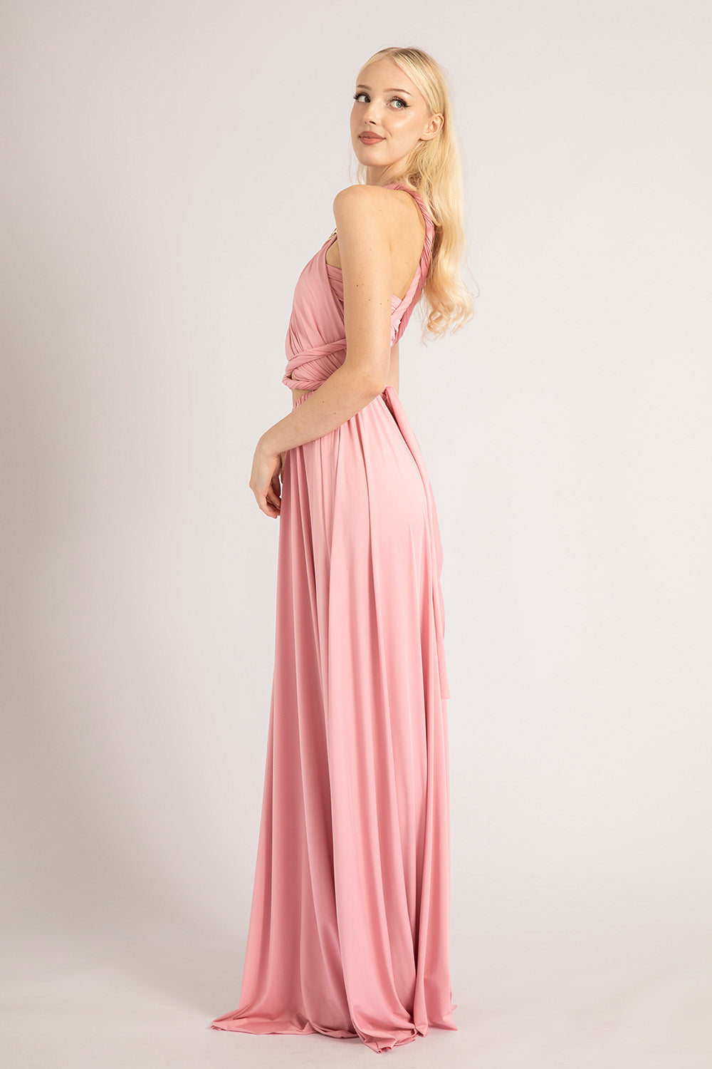 Classic Multiway Infinity Dress in Dusty Rose