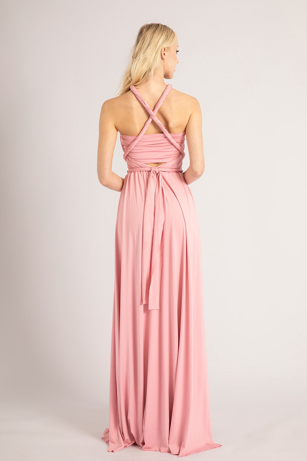 Classic Multiway Infinity Dress in Dusty Rose
