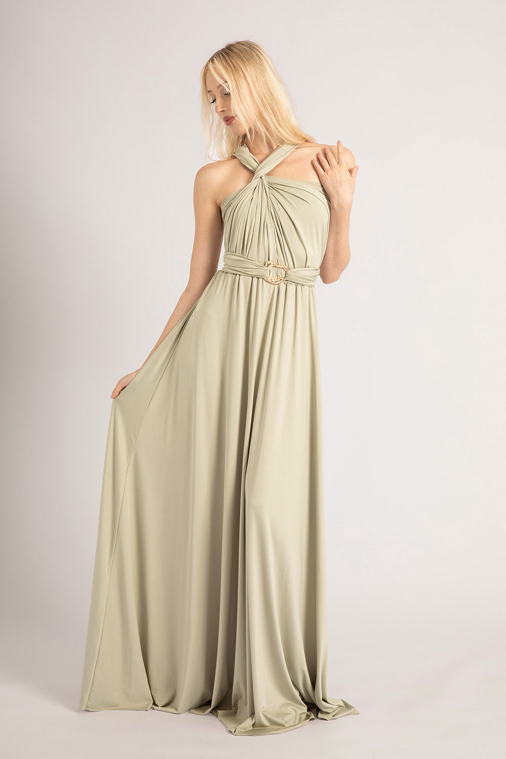 Classic Multiway Infinity Dress in Eucalyptus