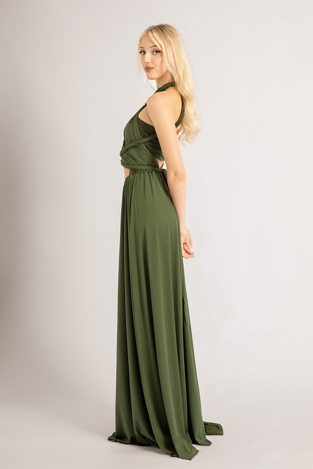 Classic Multiway Infinity Dress in Forest Green