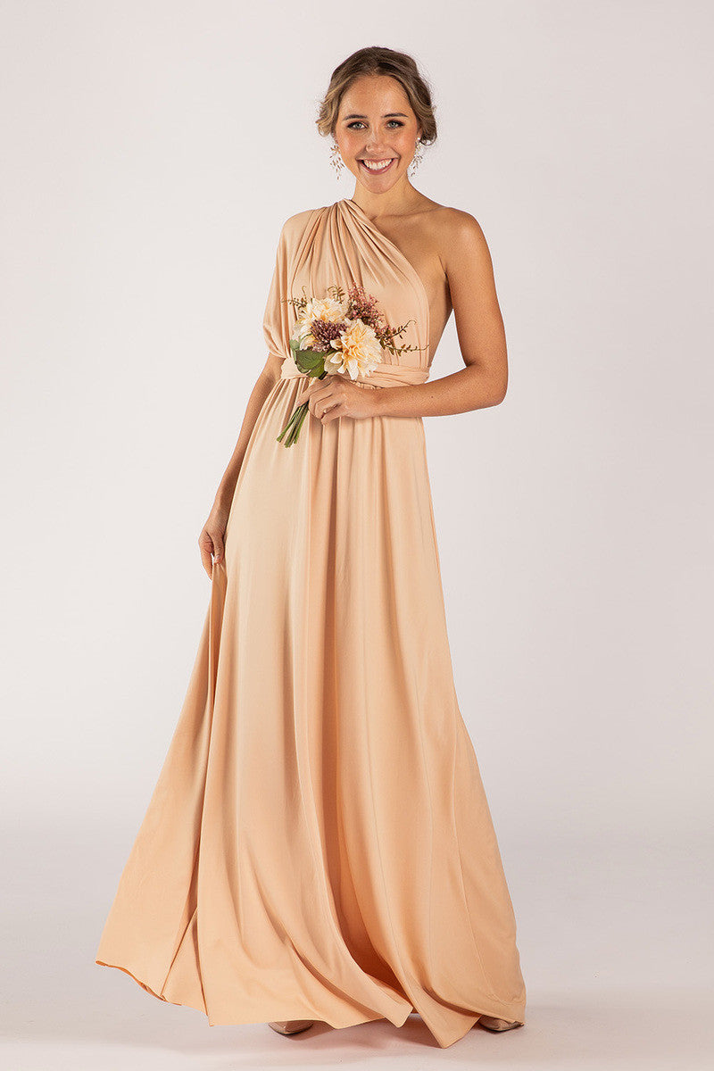 Classic Multiway Infinity Dress in Gold