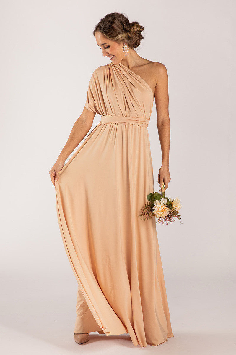 Classic Multiway Infinity Dress in Gold