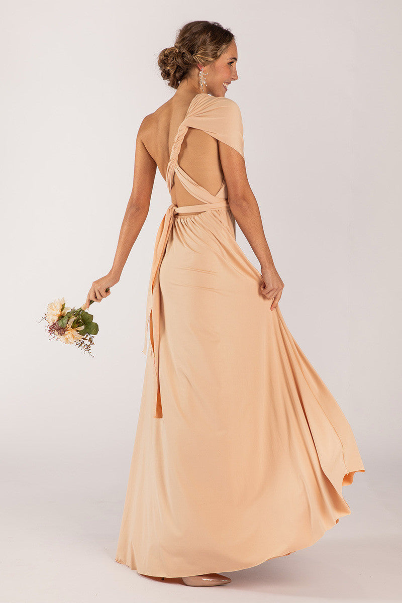 Classic Multiway Infinity Dress in Gold