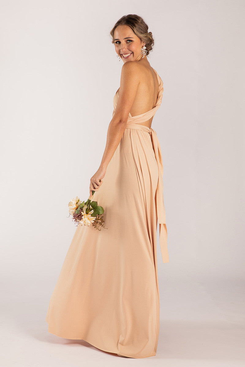 Classic Multiway Infinity Dress in Gold