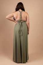 Classic Multiway Infinity Dress in Khaki