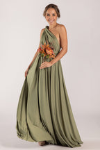 Classic Multiway Infinity Dress in Khaki