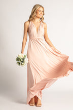 Classic Multiway Infinity Dress in Light Blush Pink