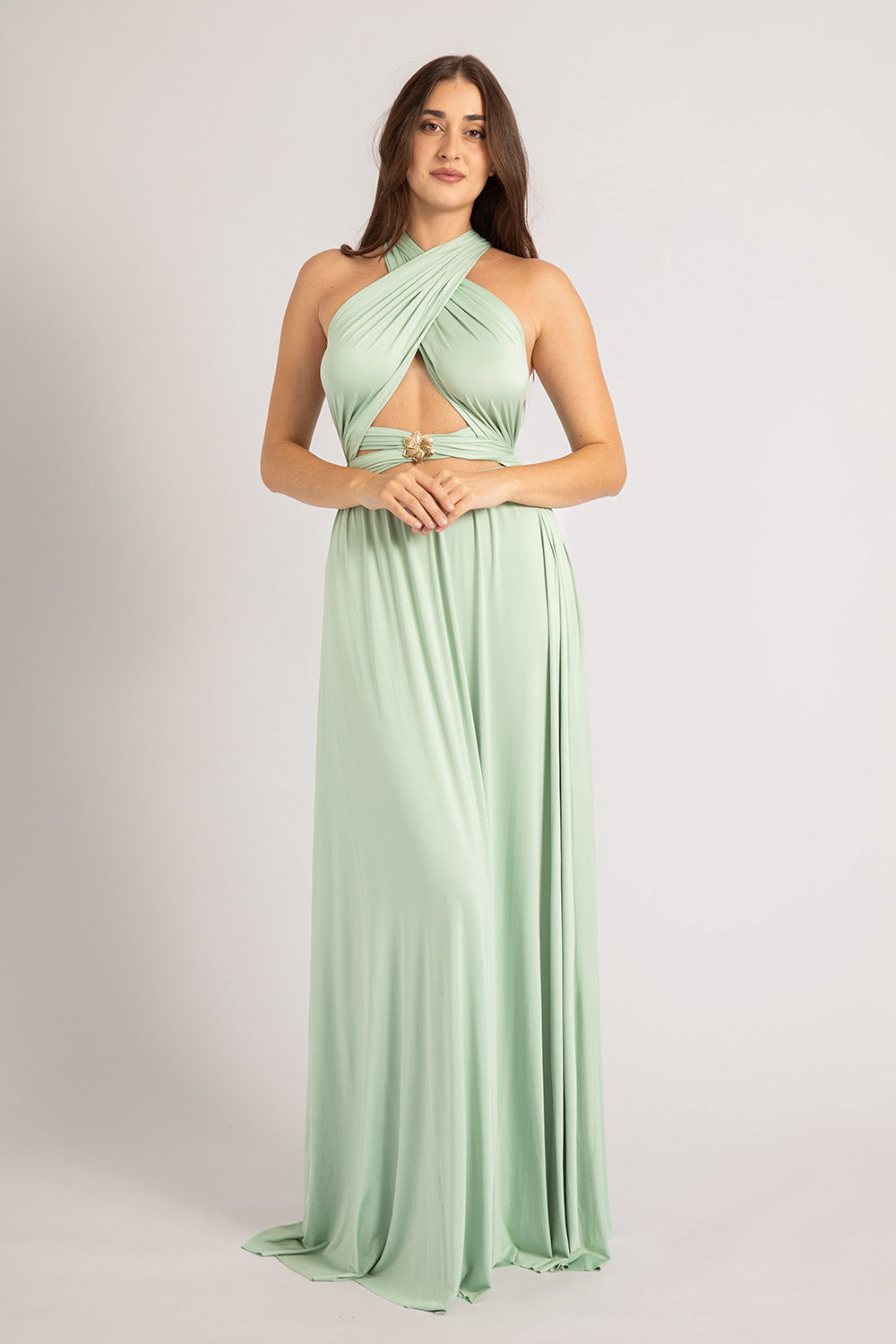Classic Multiway Infinity Bridesmaid Dress in Light Sage For Sale Online | ModelChic Model Chic Classic Multiway Infinity Bridesmaid Dress in Light Sage For Sale Online | ModelChic Model Chic