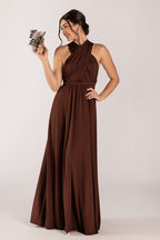 Classic Multiway Infinity Dress in Mahogany