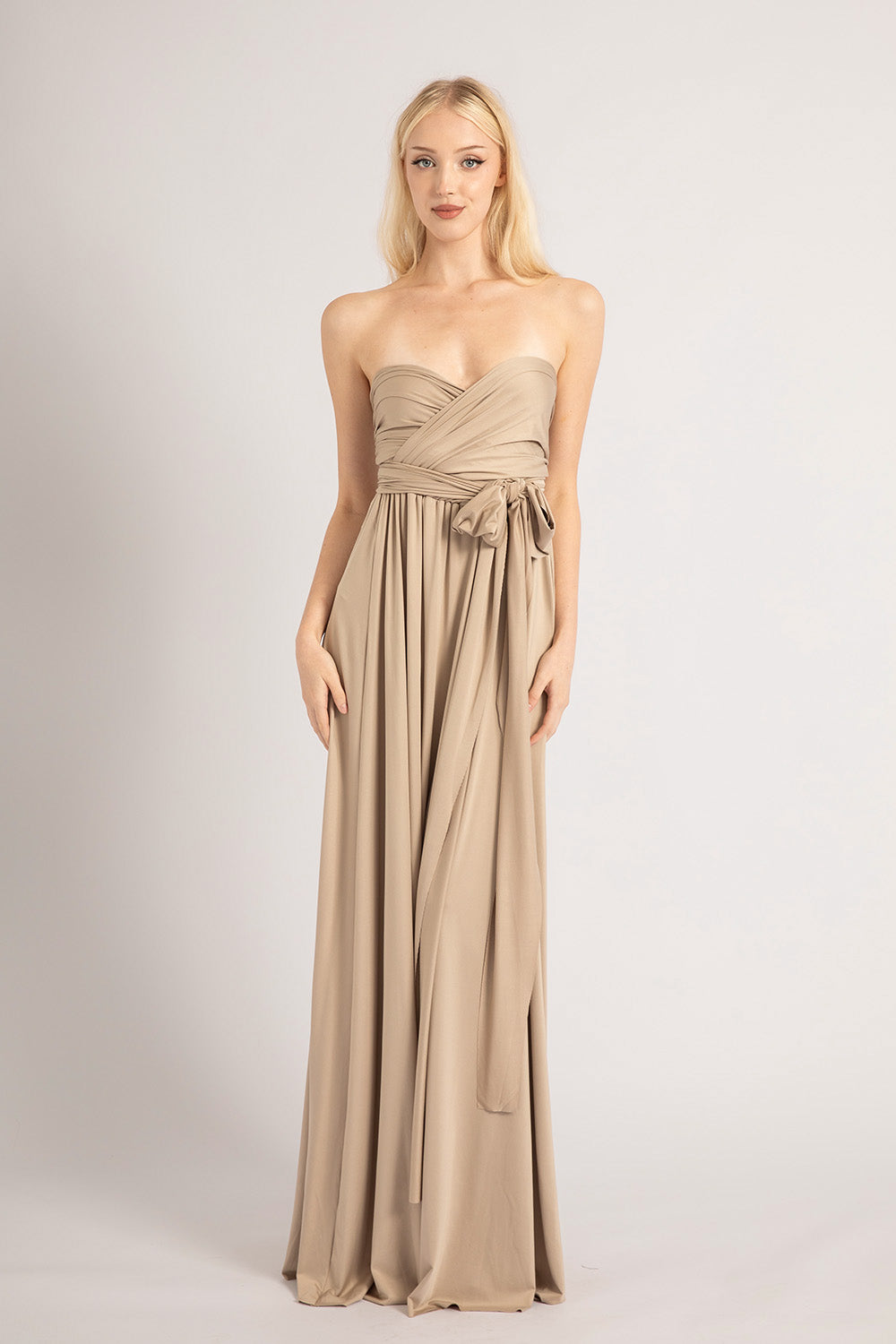Classic Multiway Infinity Dress in Mocha