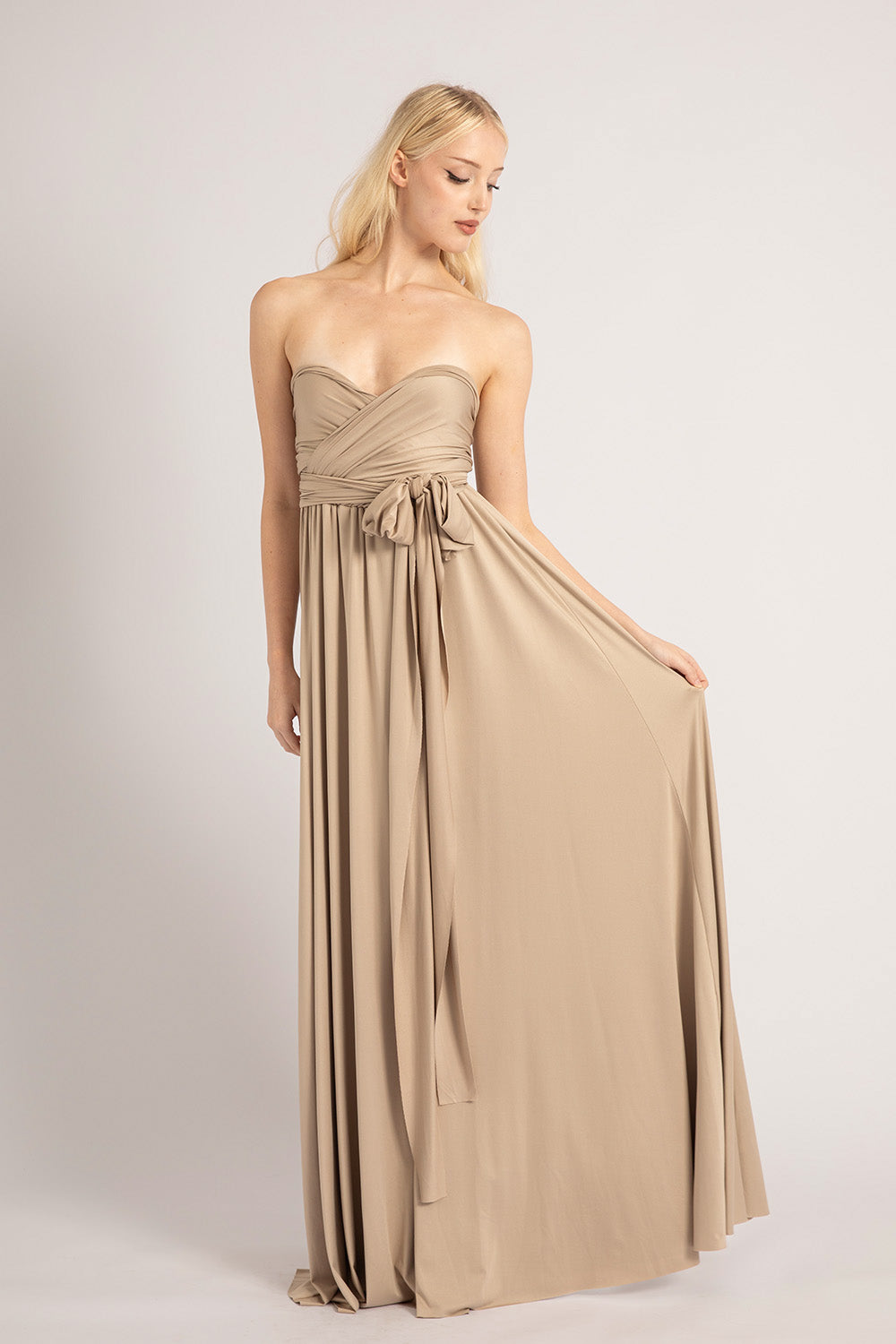 Classic Multiway Infinity Dress in Mocha