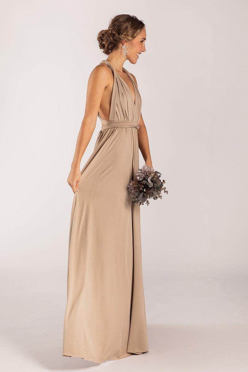 Classic Multiway Infinity Dress in Mocha