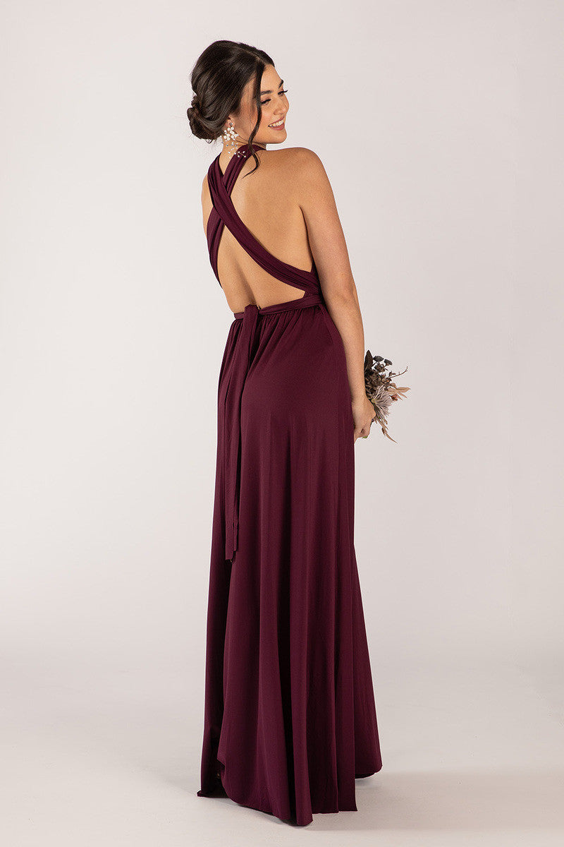 Classic Multiway Infinity Dress in Mulberry