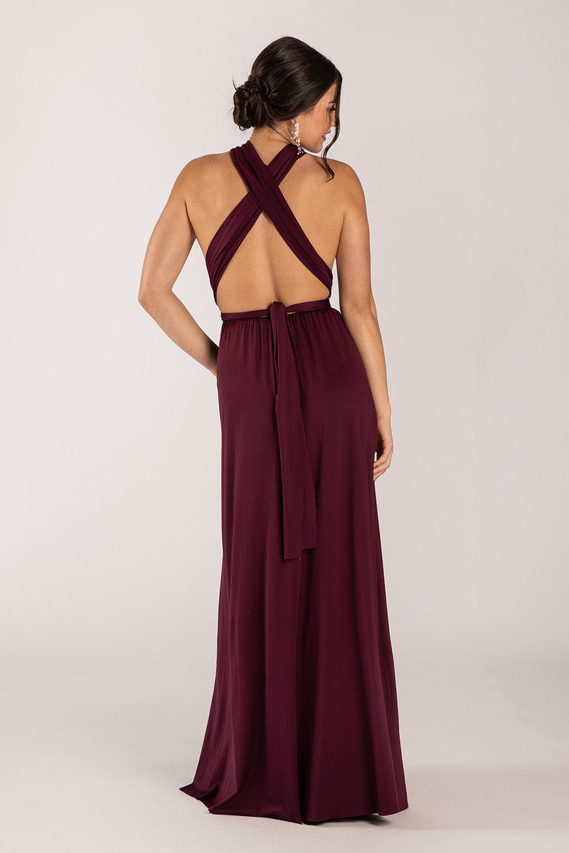Classic Multiway Infinity Dress in Mulberry