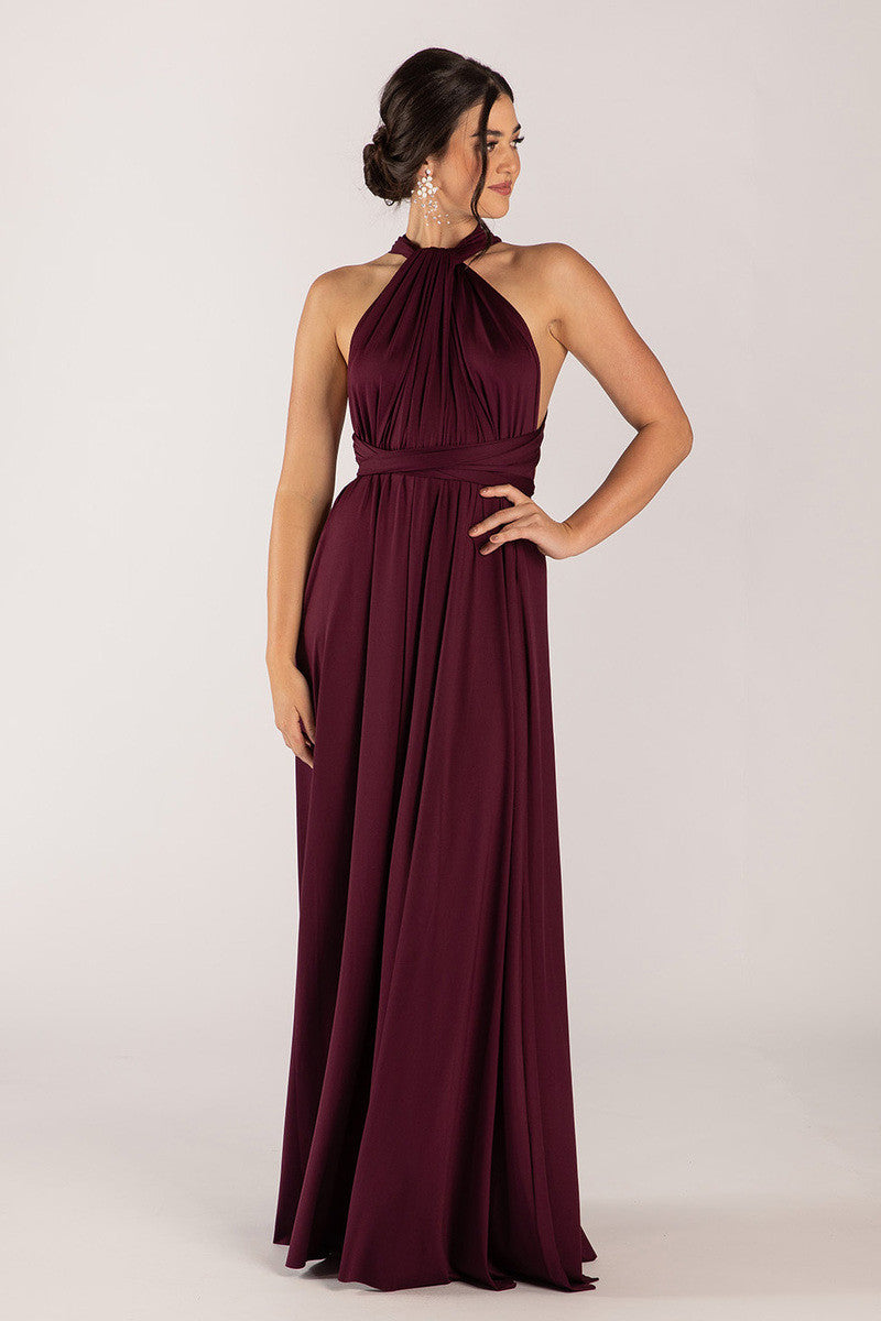 Classic Multiway Infinity Dress in Mulberry