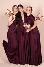 Classic Multiway Infinity Dress in Mulberry