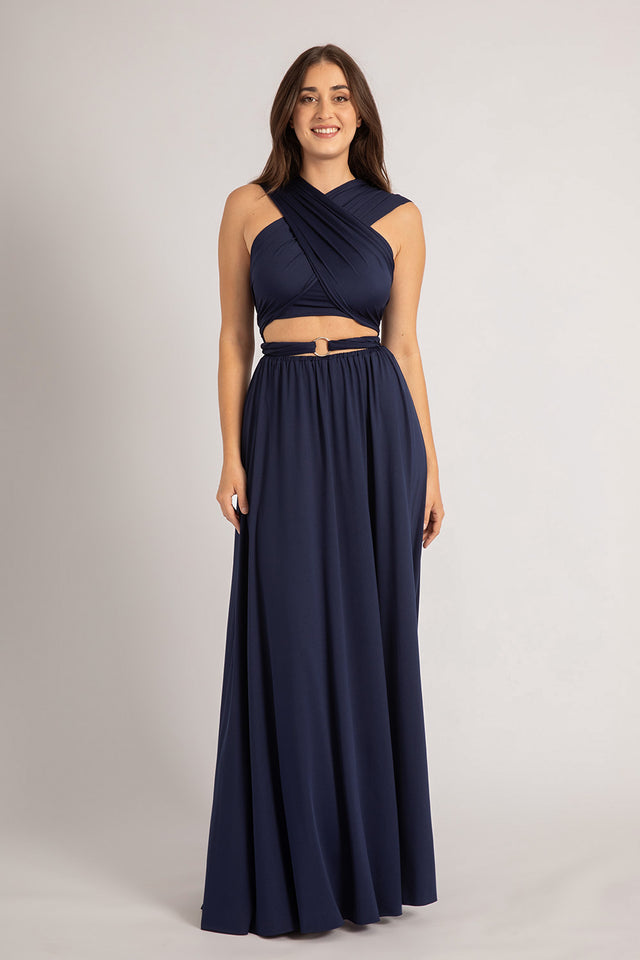 Classic Multiway Infinity Dress in Navy