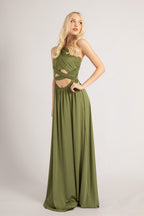 Classic Multiway Infinity Dress in Olive Green