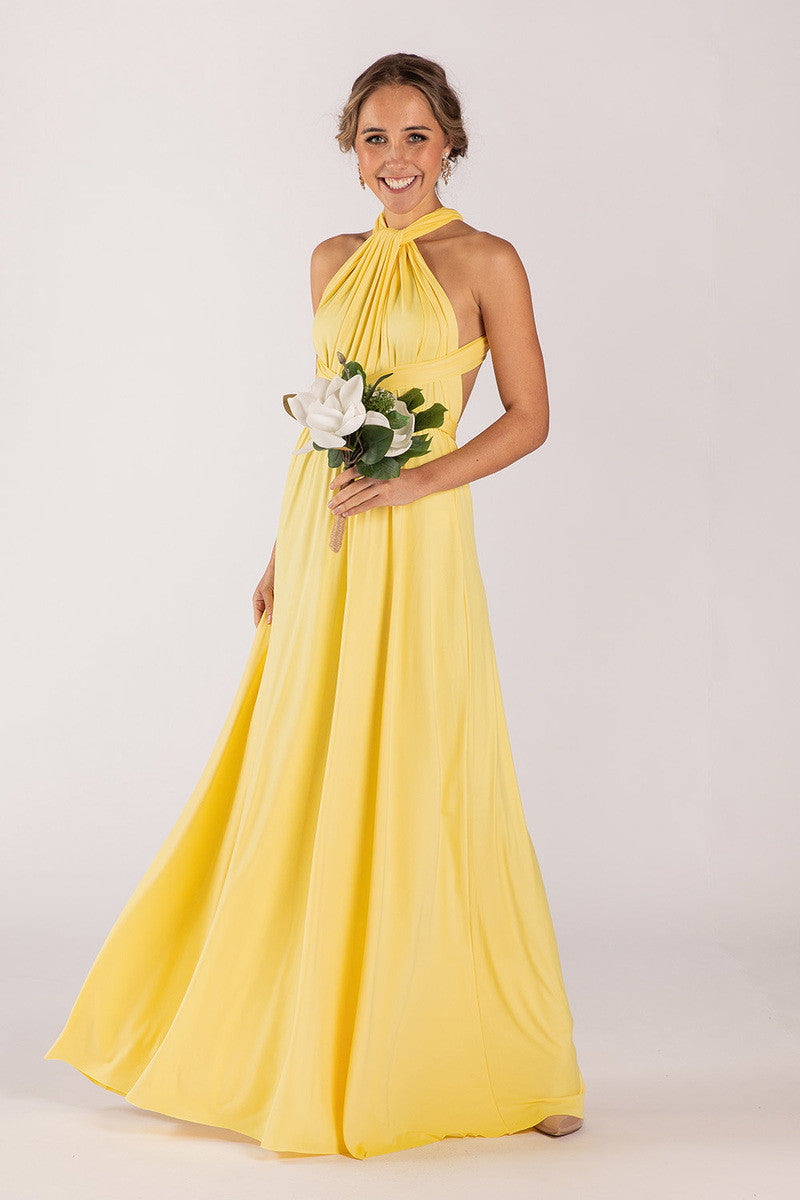 Classic Multiway Infinity Dress in Yellow