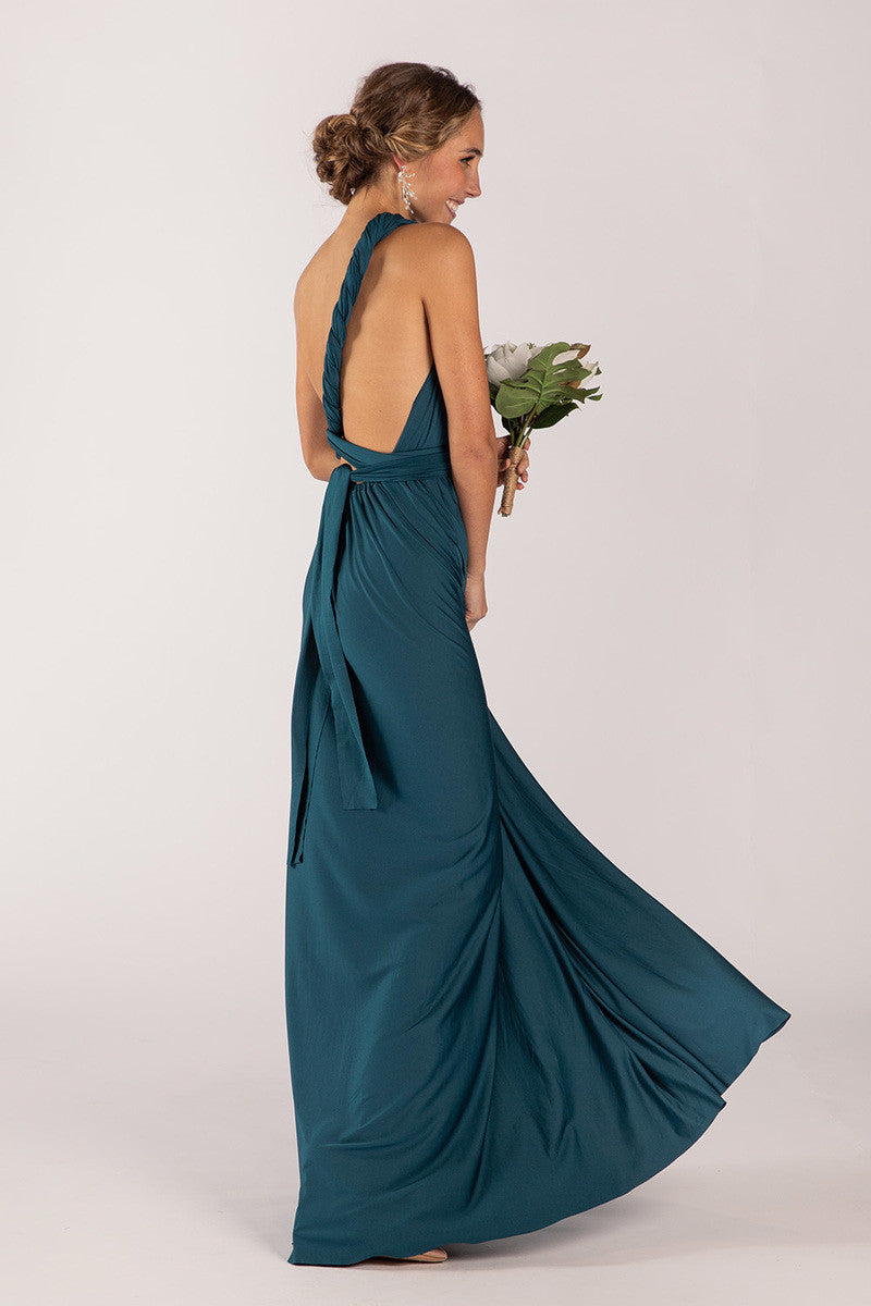 Classic Multiway Infinity Dress in Peacock