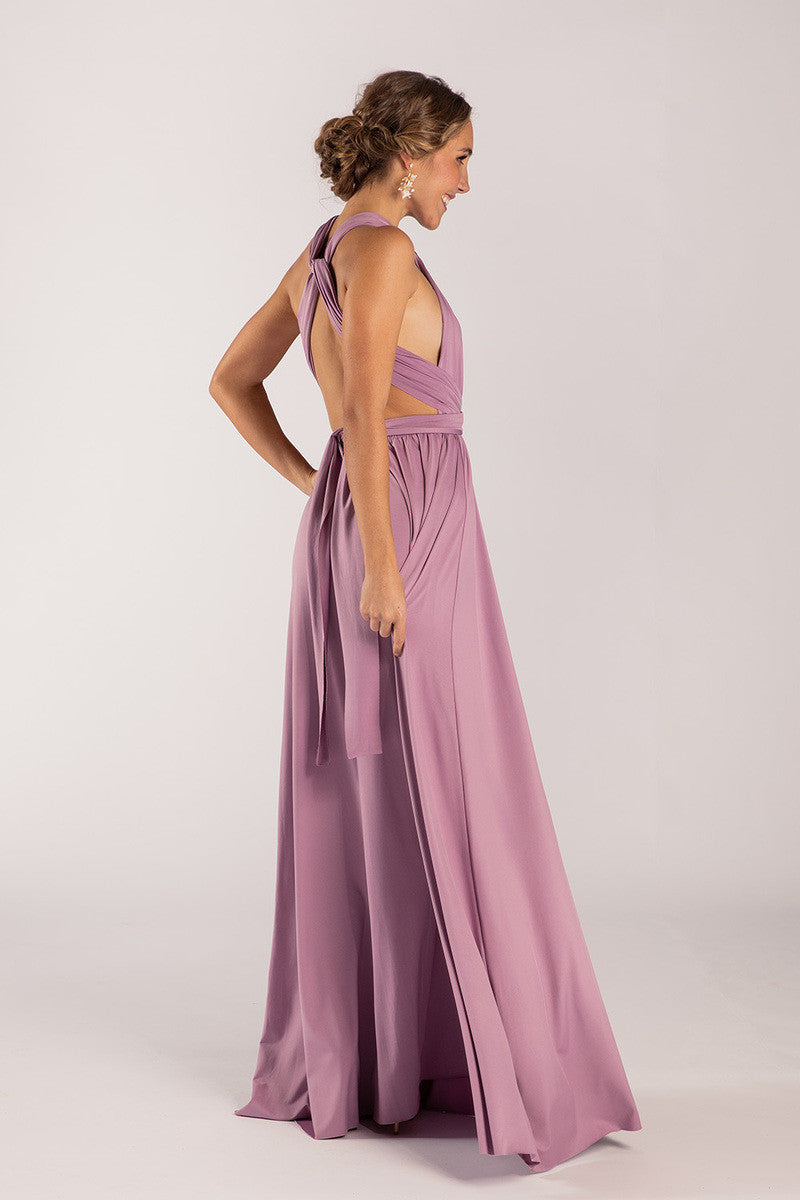 Classic Multiway Infinity Dress in Dusty Purple