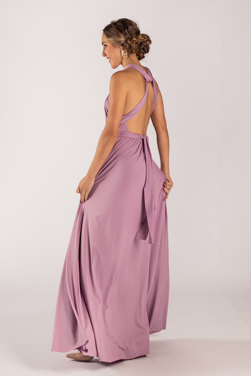 Classic Multiway Infinity Dress in Dusty Purple