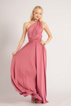 Classic Multiway Infinity Dress in Plum Rose
