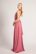 Classic Multiway Infinity Dress in Plum Rose
