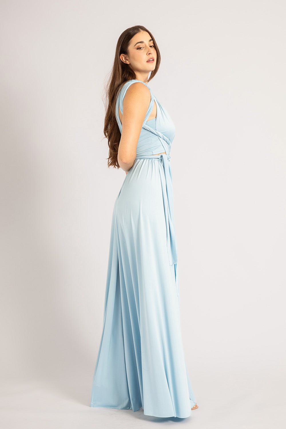 Classic Multiway Infinity Dress in Powder Blue
