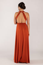 Classic Multiway Infinity Dress in Rust