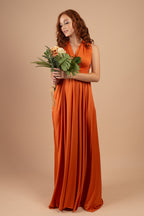 Classic Multiway Infinity Dress in Rustic Orange