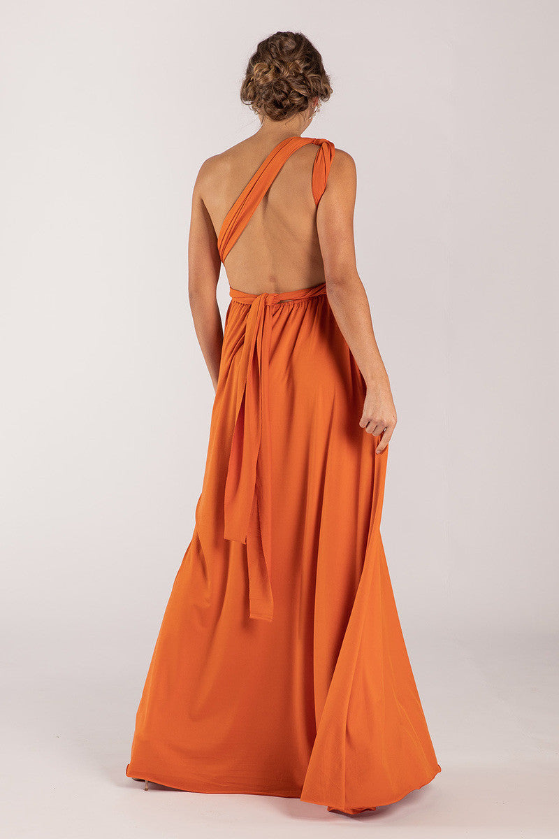 Classic Multiway Infinity Dress in Rustic Orange