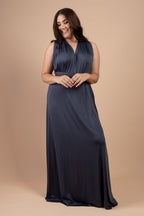 Classic Multiway Infinity Dress in Slate Blue