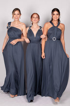 Classic Multiway Infinity Dress in Slate Blue