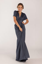 Classic Multiway Infinity Dress in Slate Blue