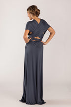 Classic Multiway Infinity Dress in Slate Blue