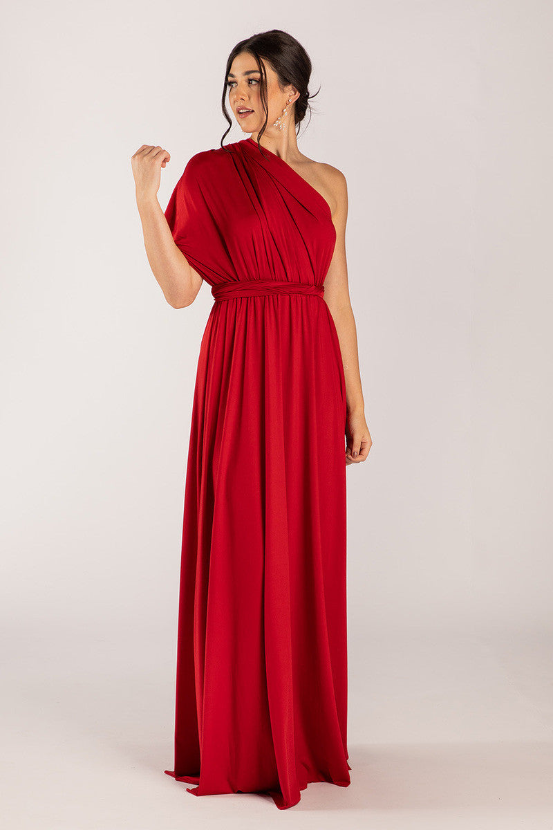 Classic Multiway Infinity Dress in Wine