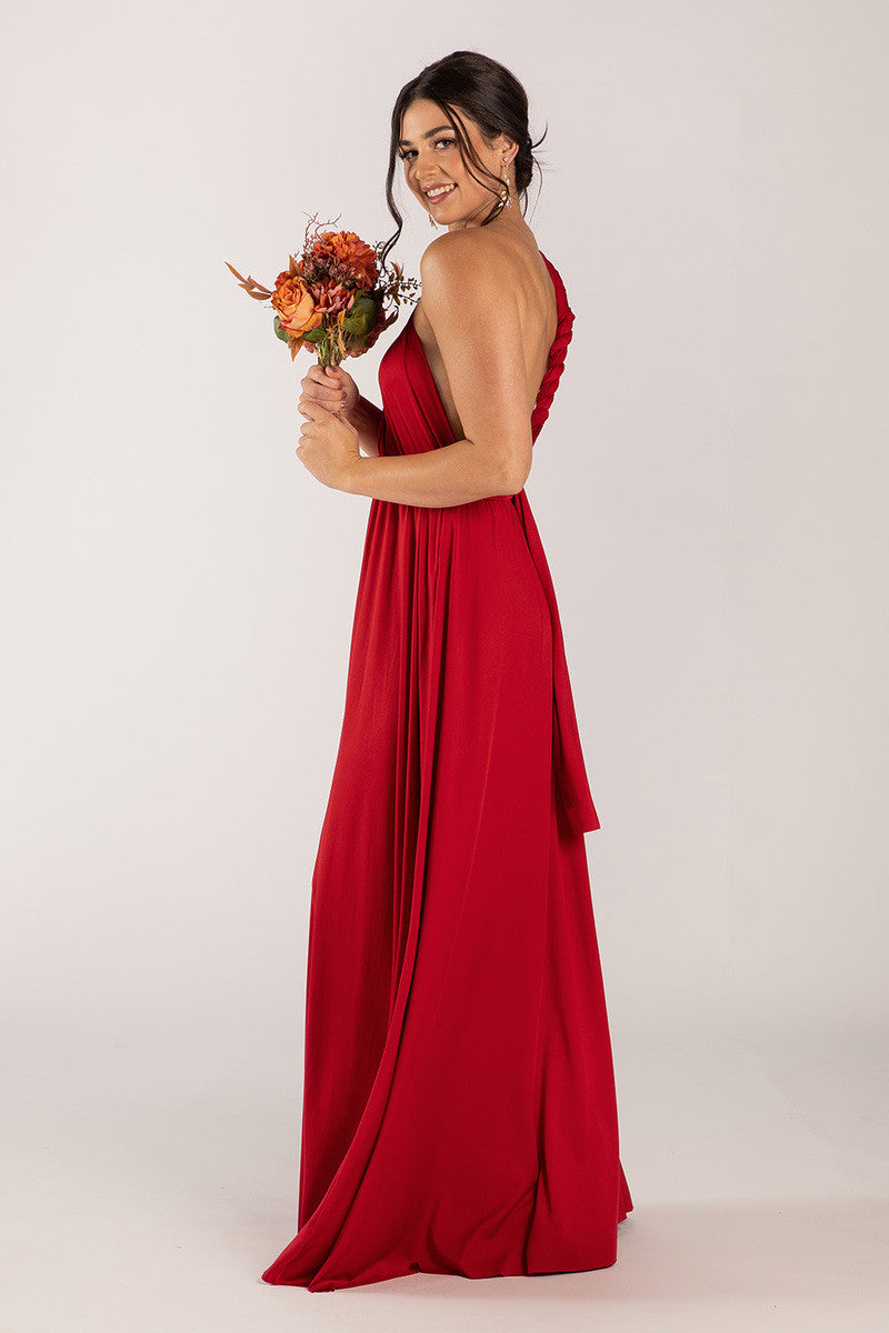 Classic Multiway Infinity Bridesmaid Dress In Wine - Formal