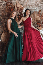 Classic Multiway Infinity Dress in Hunter Green