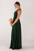 Classic Multiway Infinity Dress in Hunter Green