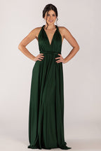 Classic Multiway Infinity Dress in Hunter Green