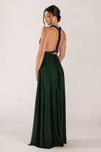 Classic Multiway Infinity Dress in Hunter Green