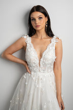 Haley Gold Bridal Earrings