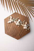 Iyla Gold Bridal Hair Pins