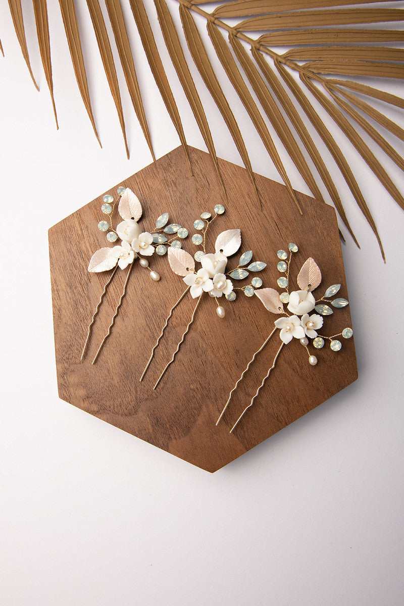 Iyla Gold Bridal Hair Pins